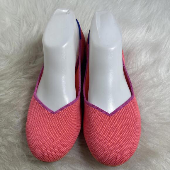Rothy's Shoes Tropical Pink Round Flats for women size 8 - Picture 7 of 9